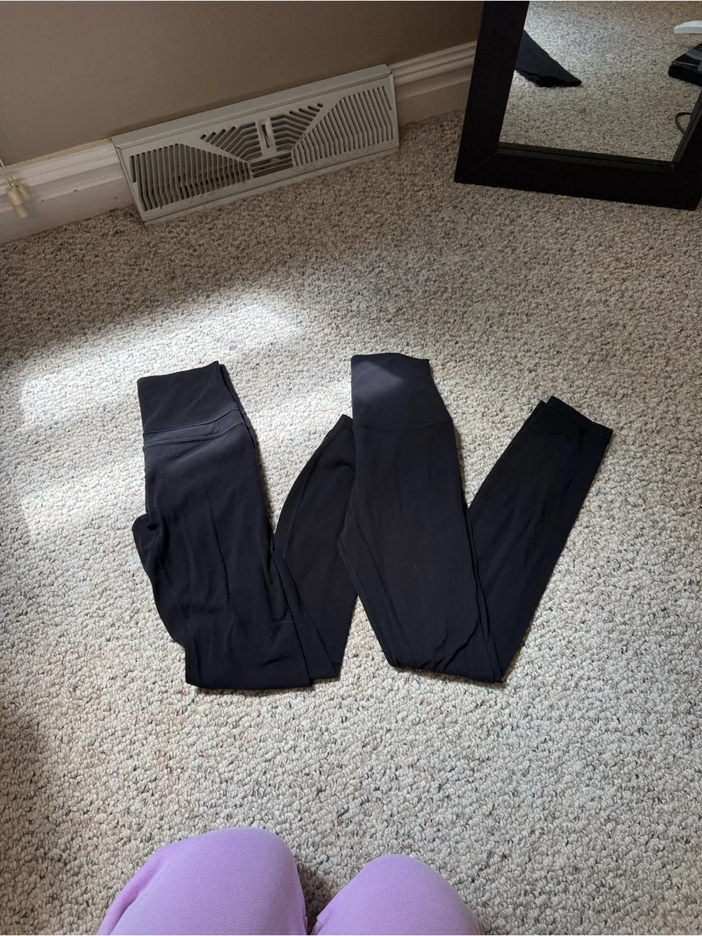Bundle of 2 Lululemon size 2 Black High-Rise Leggings